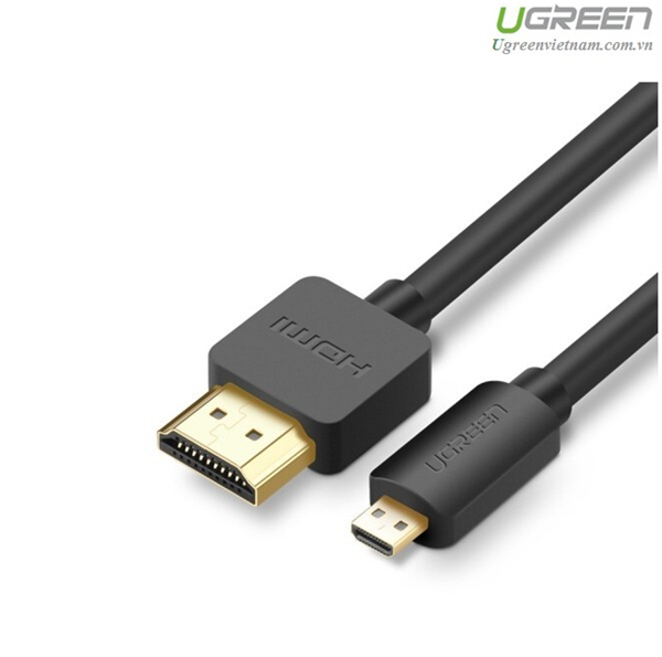 Cáp Micro HDMI to HDMI dài 2m chính hãng Ugreen 30103 cao cấp-hàng chính  hãng | Shopee Việt Nam